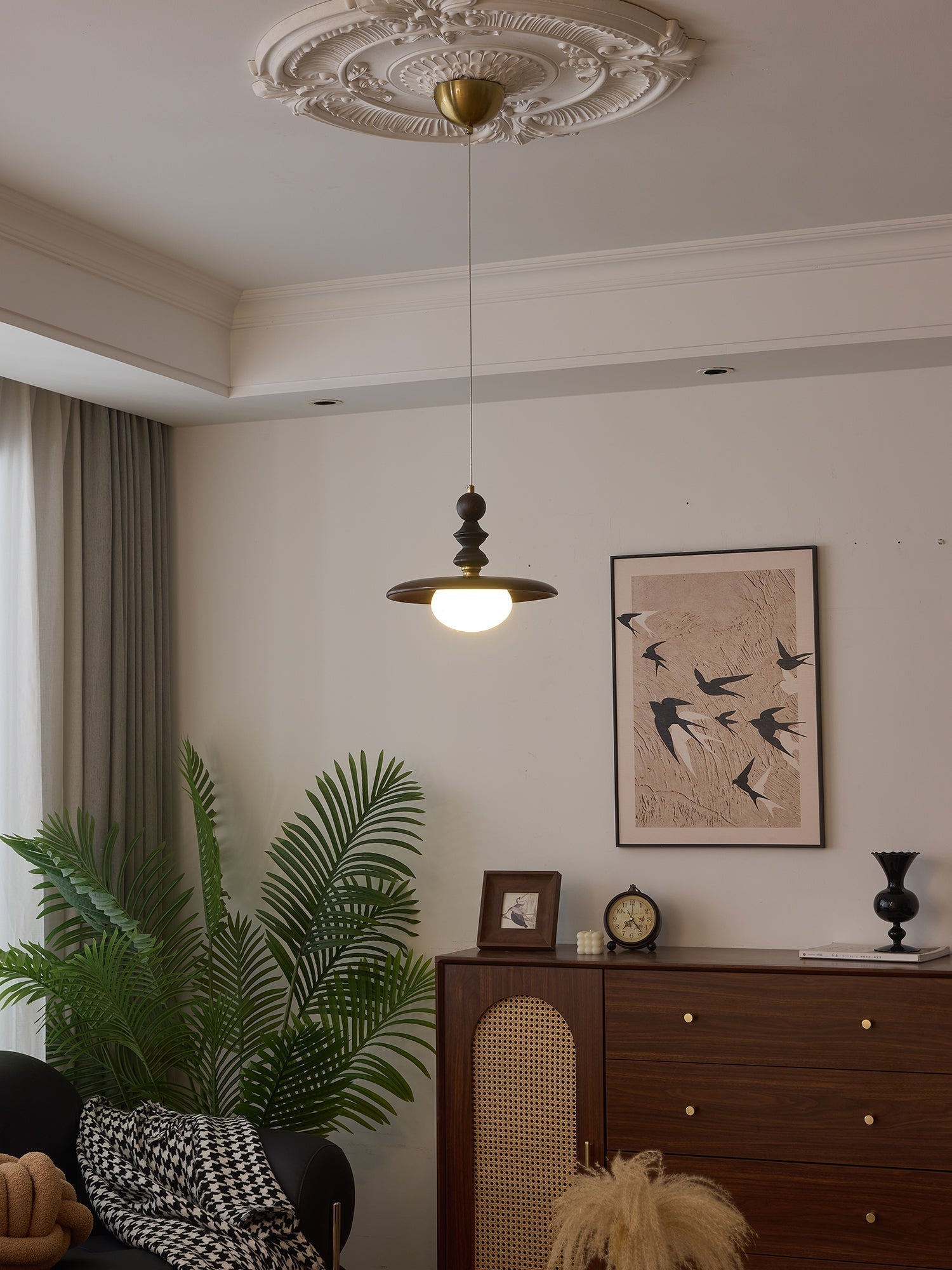 Syraeeth Premium nordische Kunst Holz Pendelleuchte-Letslighting