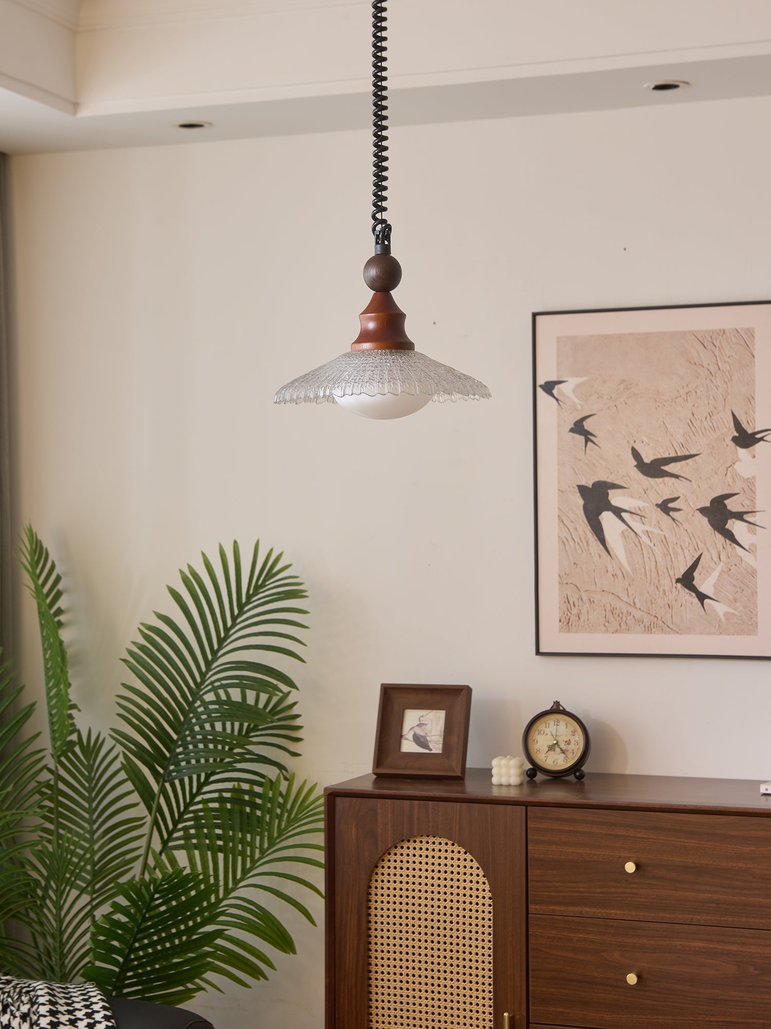 Syraeeth Premium nordische Kunst Holz Pendelleuchte-Letslighting