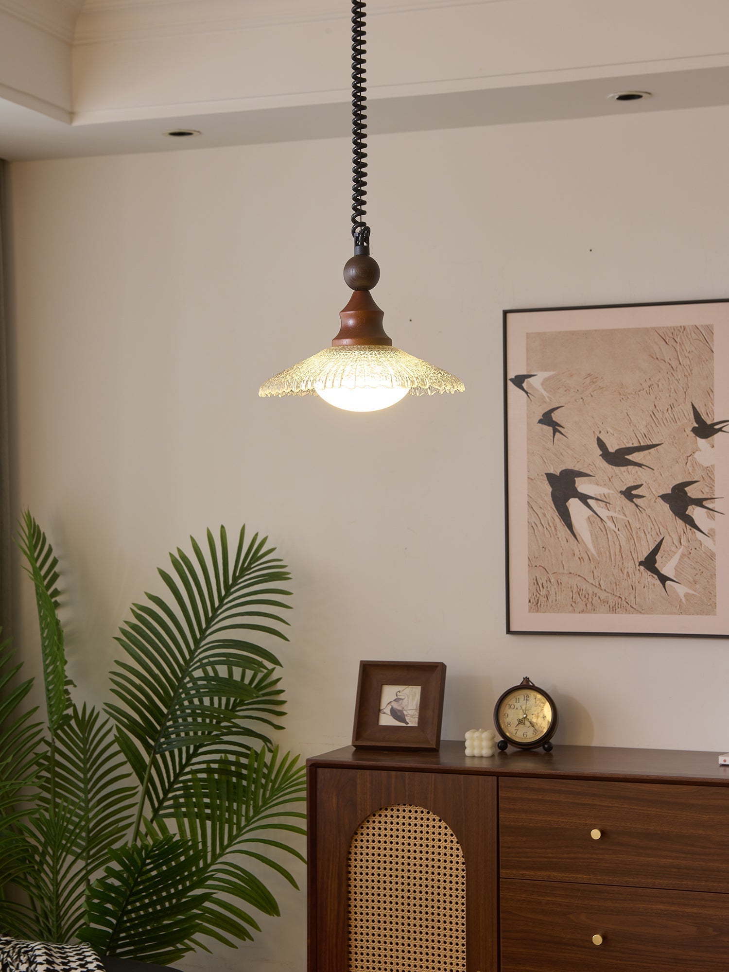 Syraeeth Premium nordische Kunst Holz Pendelleuchte-Letslighting