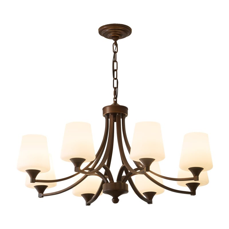 Ardena Eleganz Vintage Klassischer Glas-Kronleuchter-Letslighting