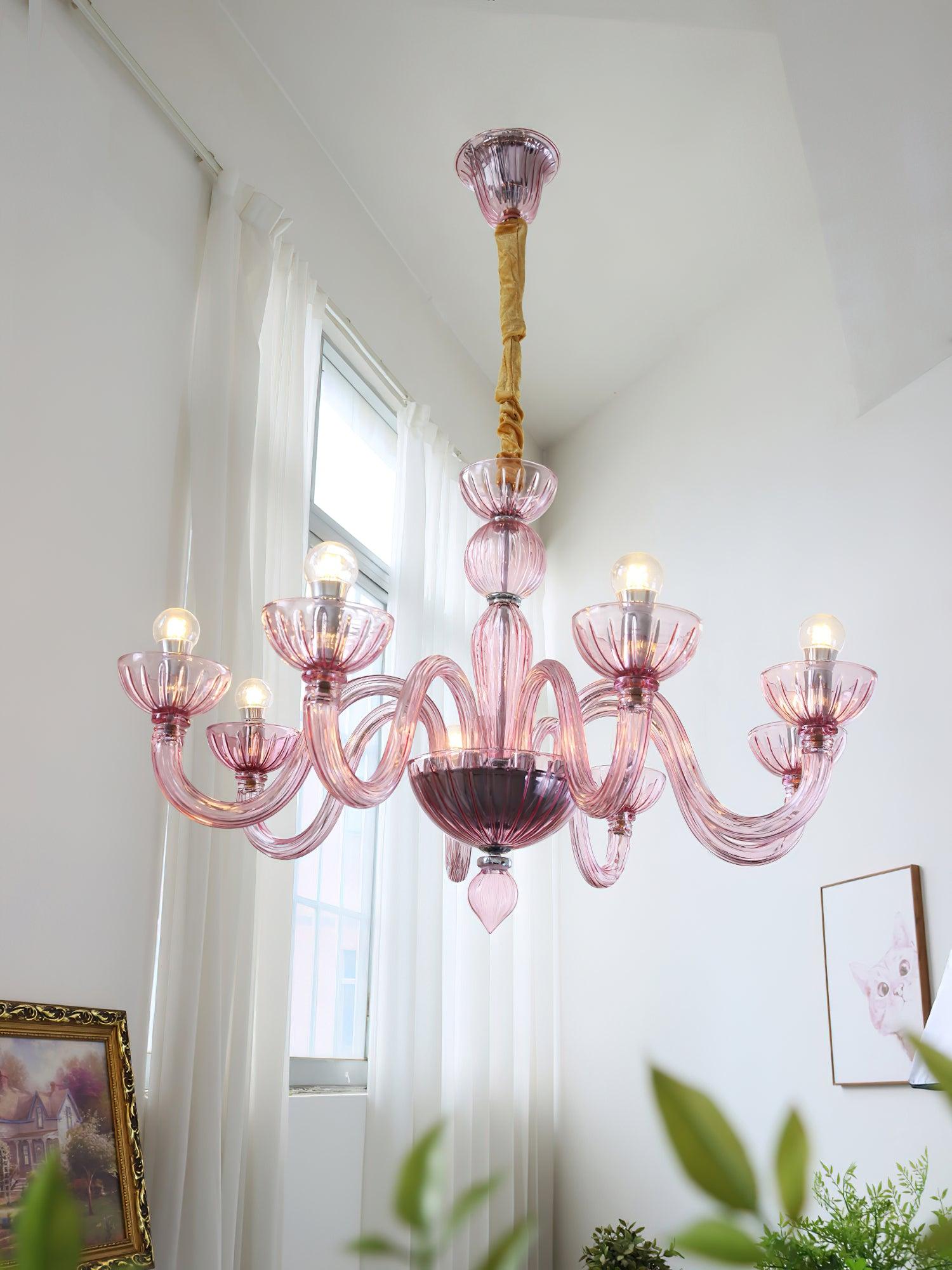 Ares Murano Glass Chandelier - Blowlighting