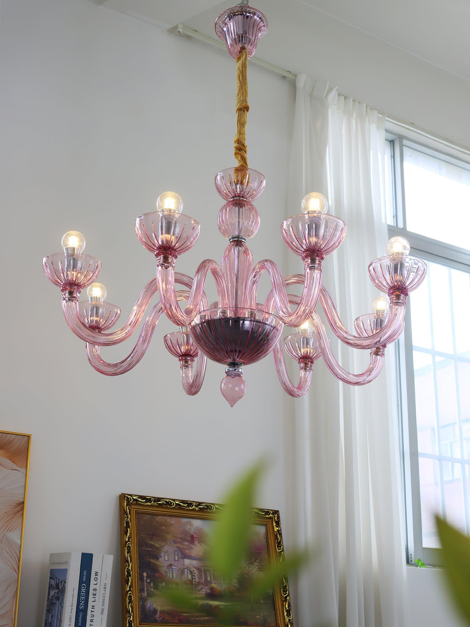 Ares Murano Glass Chandelier - Blowlighting