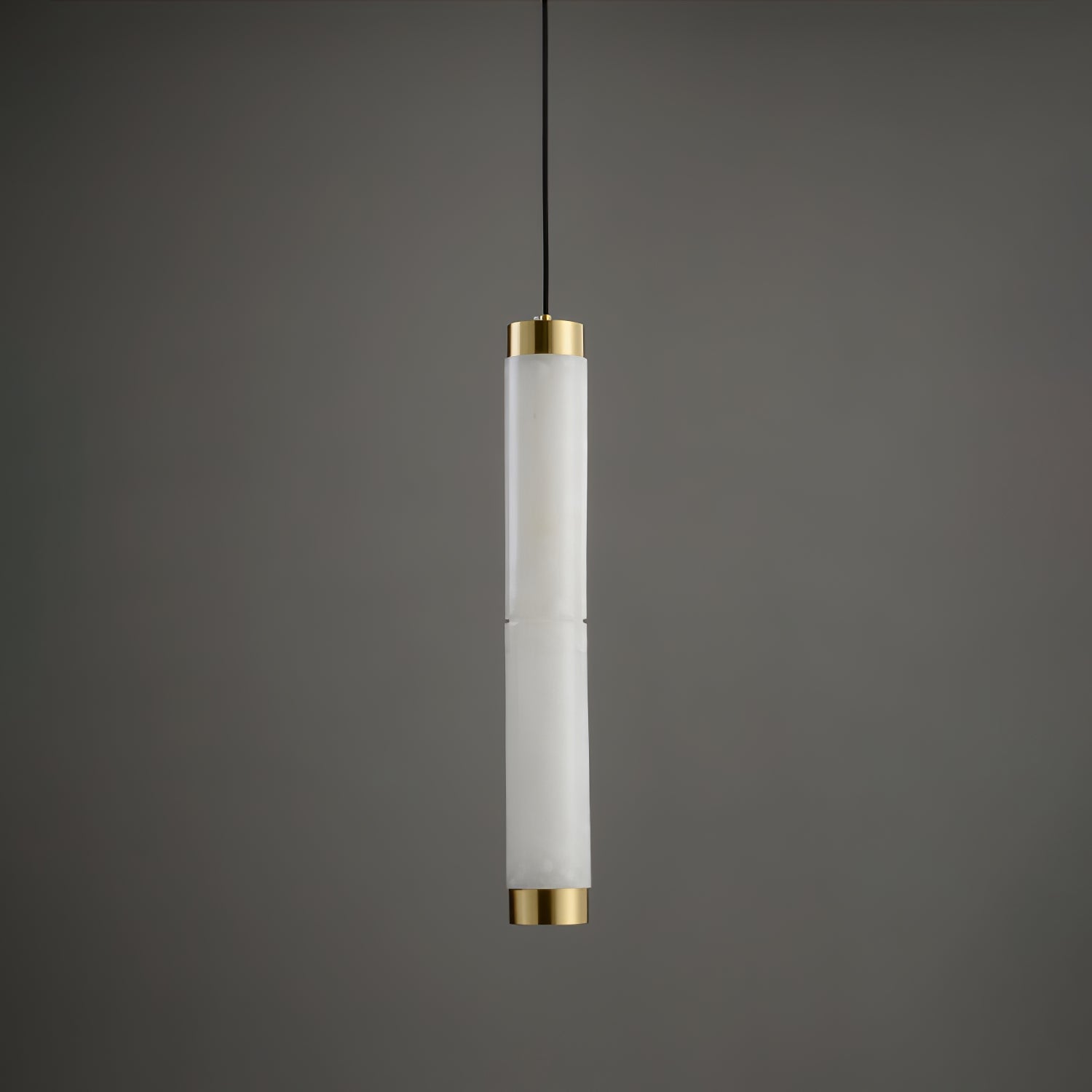 Lira Cylindrical Alabaster Pendant Light - Neutralighting