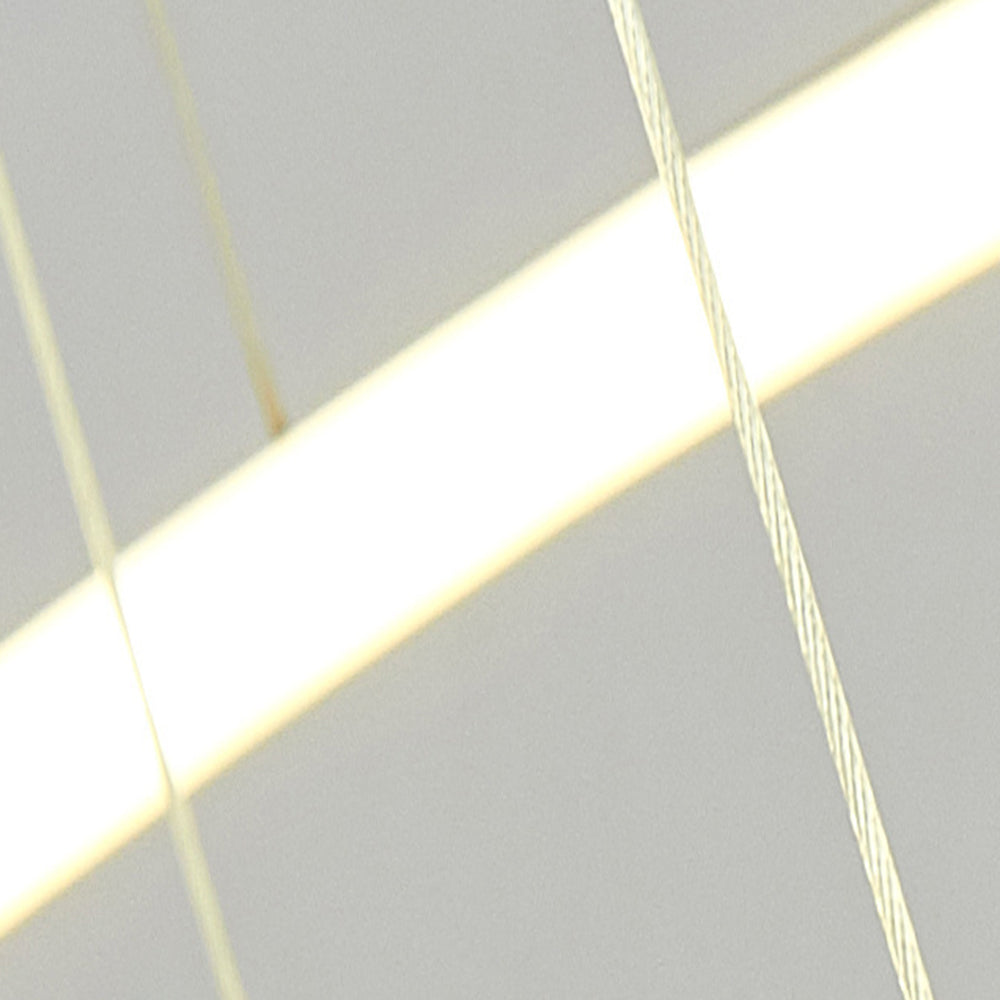 Arisha Minimalistische Ring LED Pendelleuchte Gold Wohn/Schlaf/Esszimmer Esstisch Metall&Acryl-Letslighting