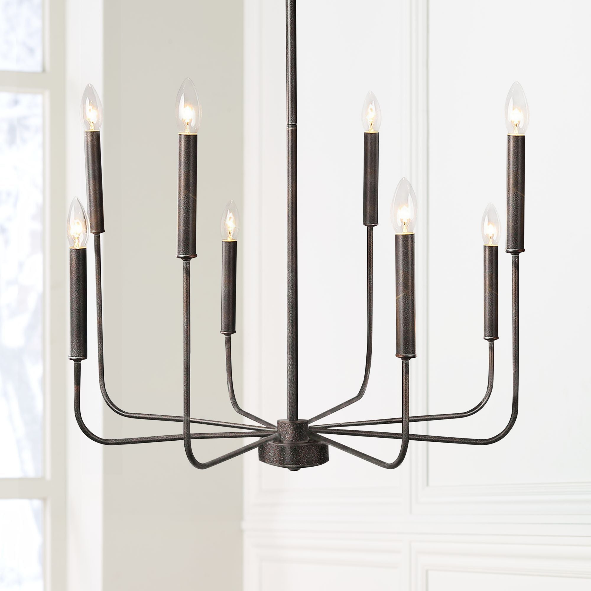 Ulfuvys Modern Kerzen Industrie Kronleuchter-Letslighting