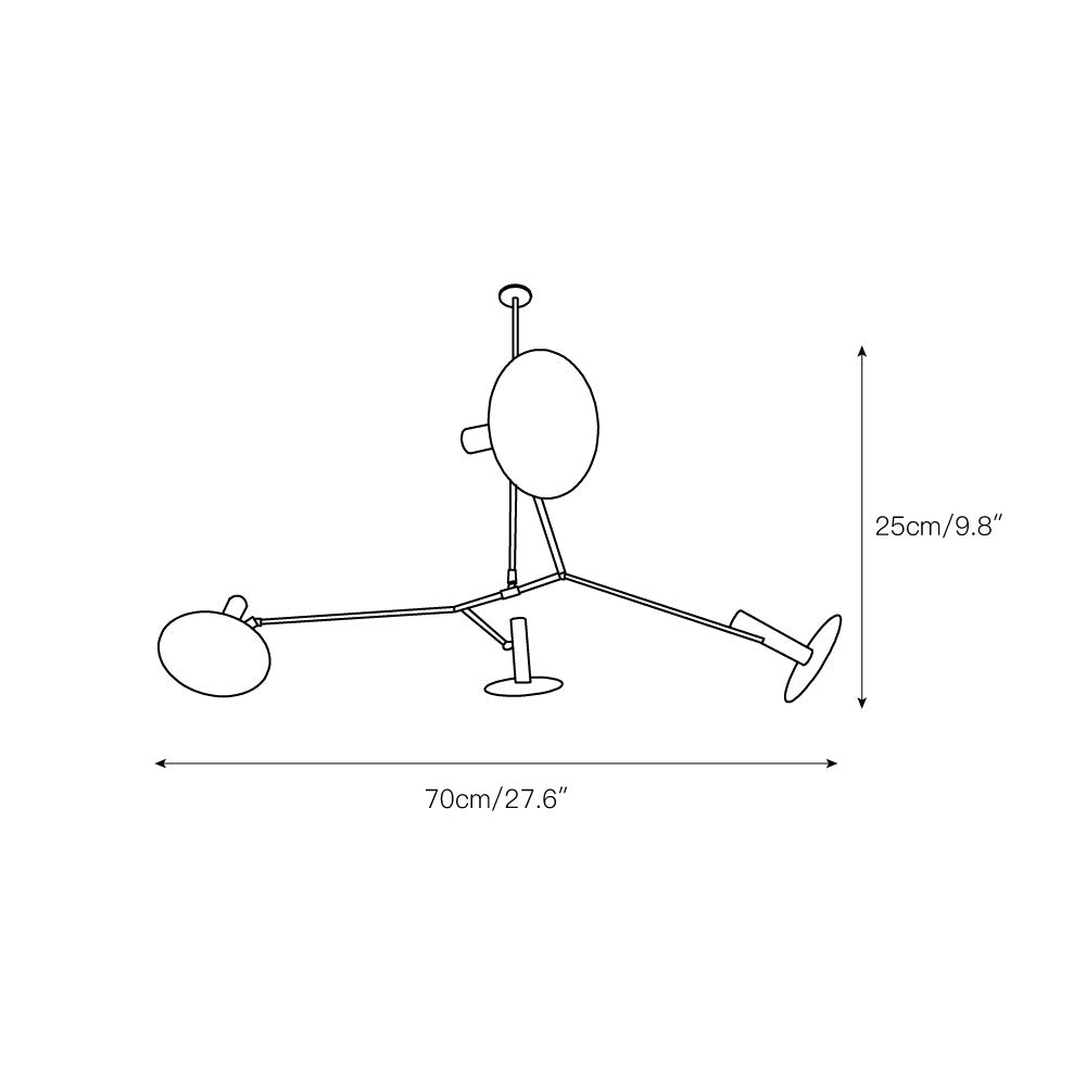 Tinduvyo Minimalistischer Eleganter Glas-Kronleuchter-Letslighting