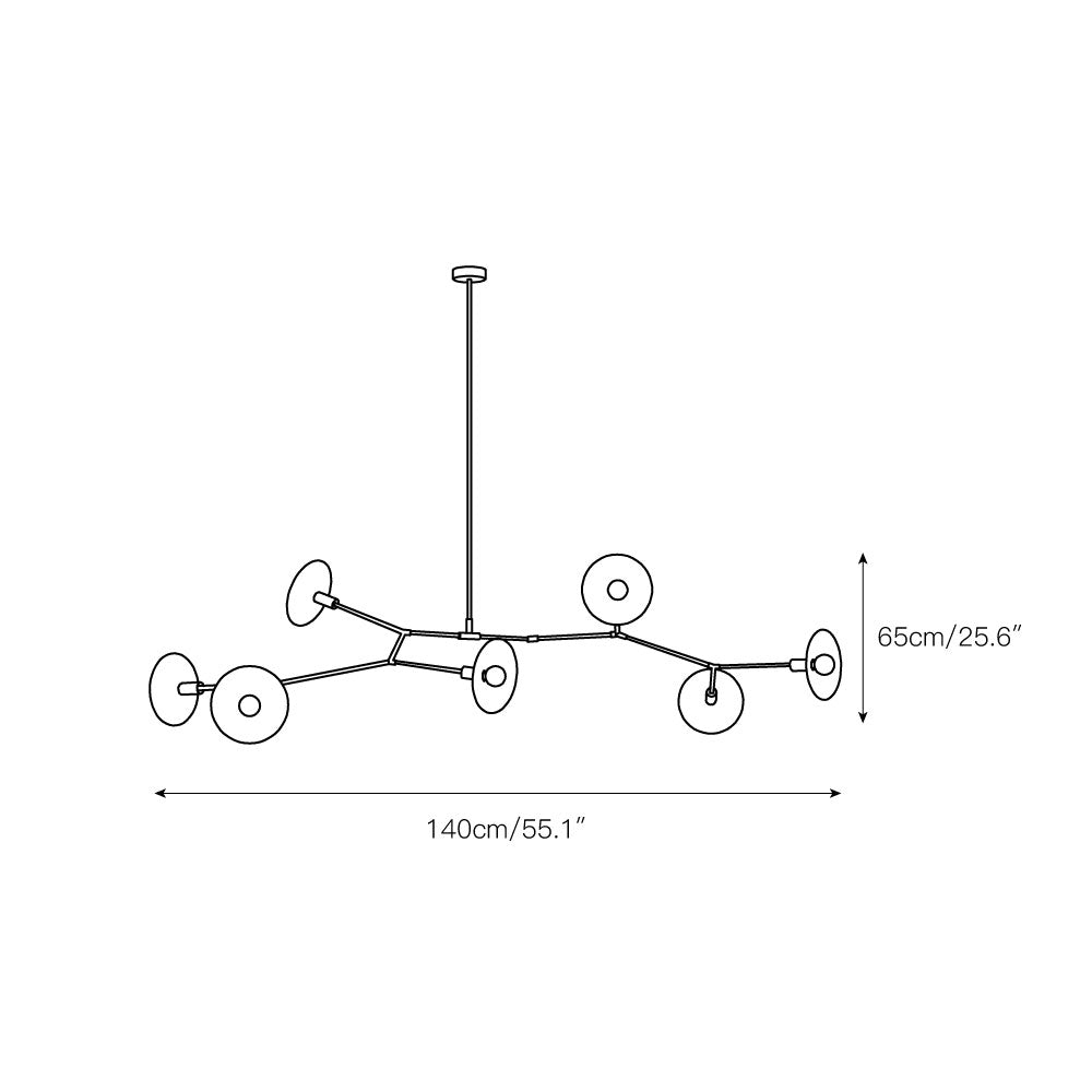 Tinduvyo Minimalistischer Eleganter Glas-Kronleuchter-Letslighting