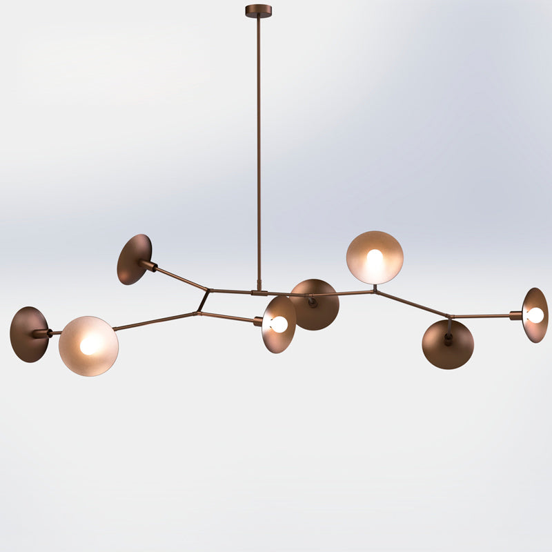 Tinduvyo Minimalistischer Eleganter Glas-Kronleuchter-Letslighting