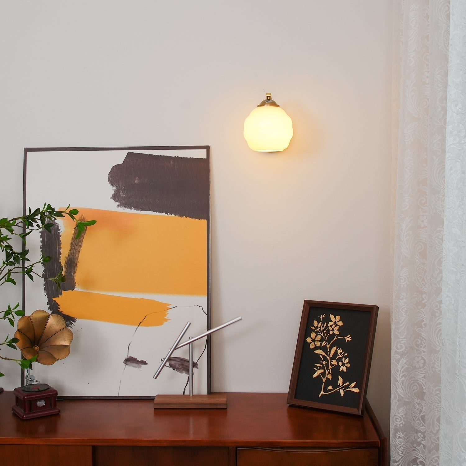 Nino Vintage-Laternen-Wandleuchte