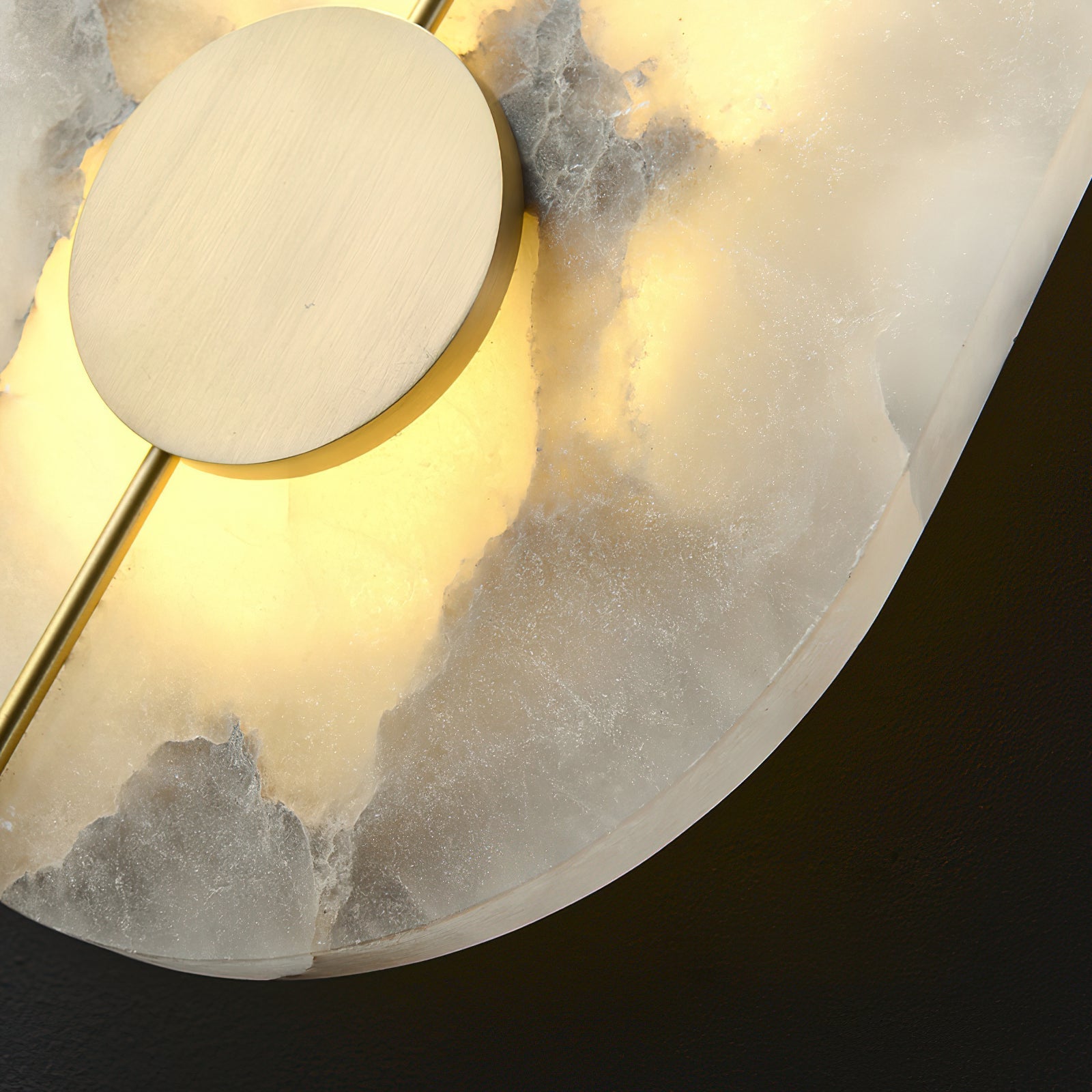 Waegnuvyo Modern Minimalist Alabaster Wall Lamp - Letslighting
