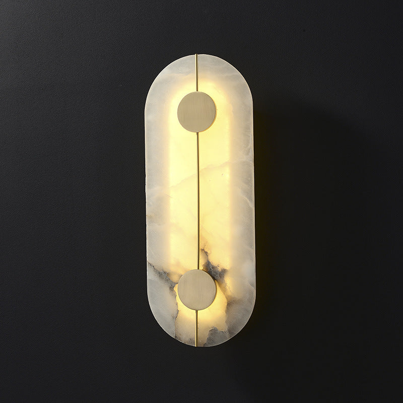 Waegnuvyo Modern Minimalist Alabaster Wall Lamp - Letslighting