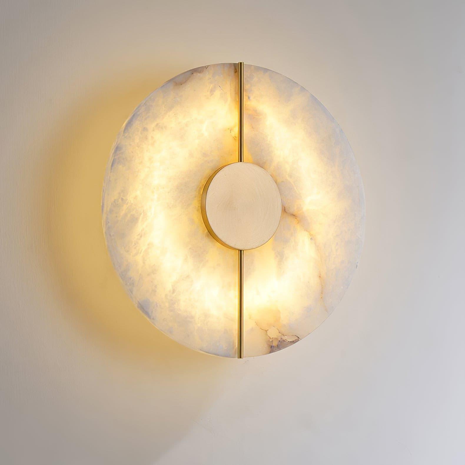 Citheira Minimalist Alabaster Wall Light - Neutralighting