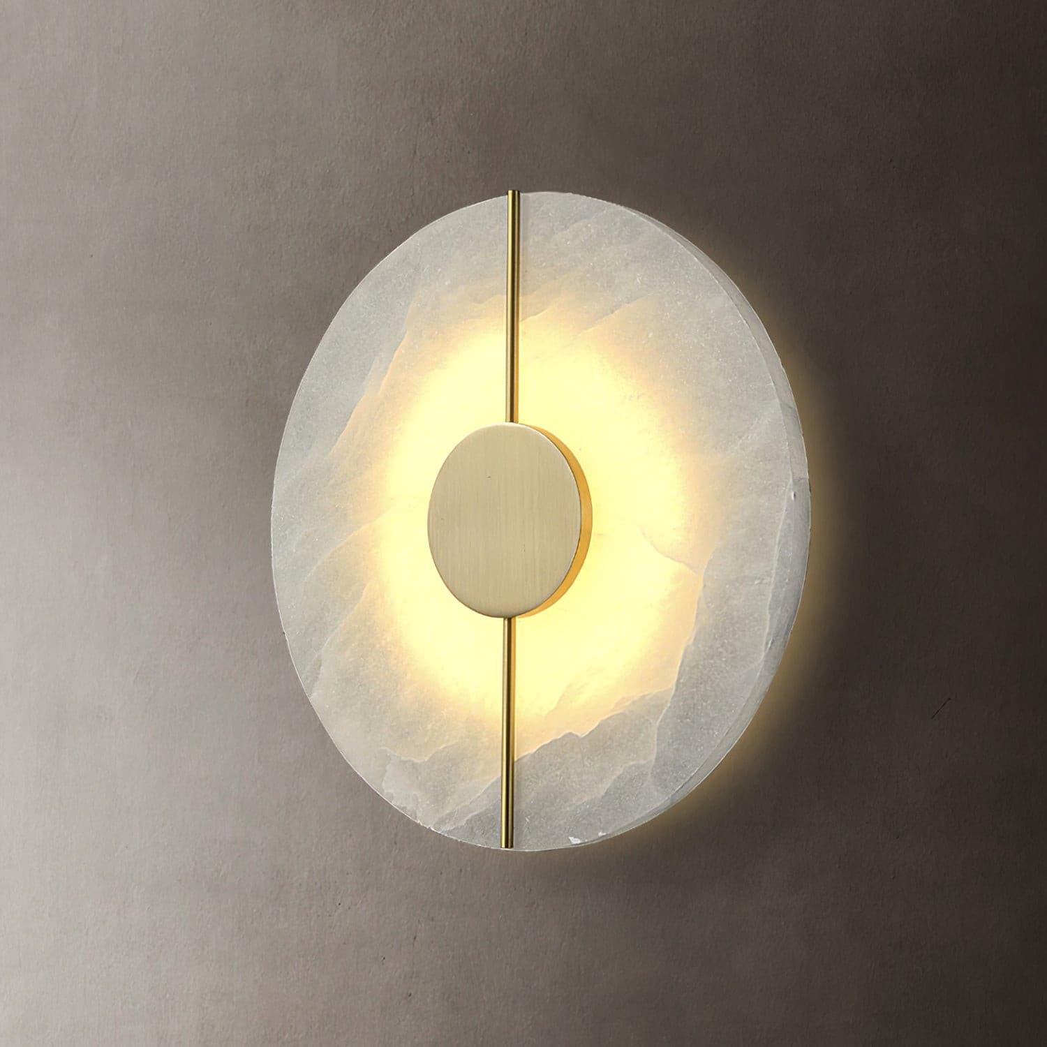 Citheira Minimalist Alabaster Wall Light - Neutralighting