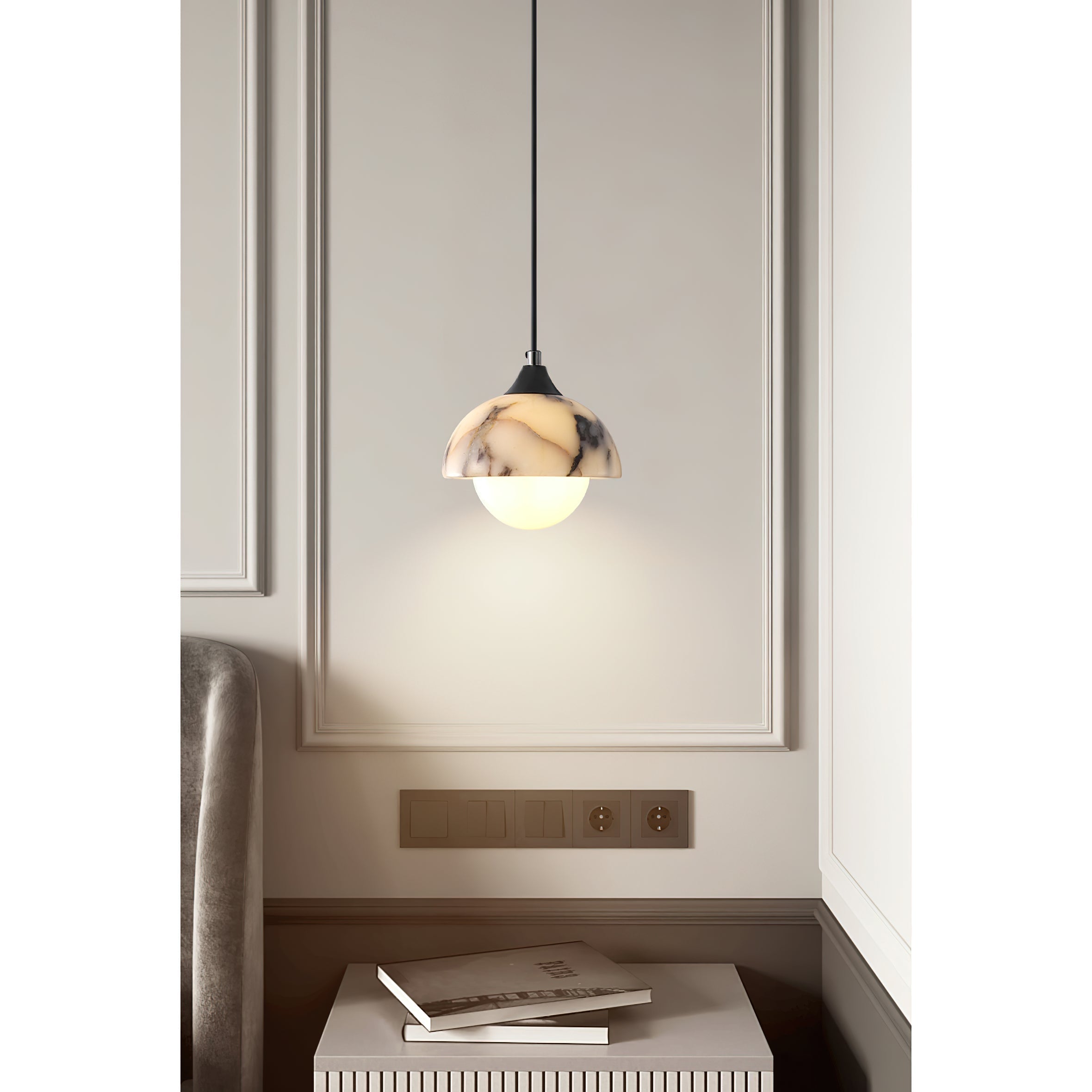 Yrvuvys Marmor Pendelleuchte-Letslighting