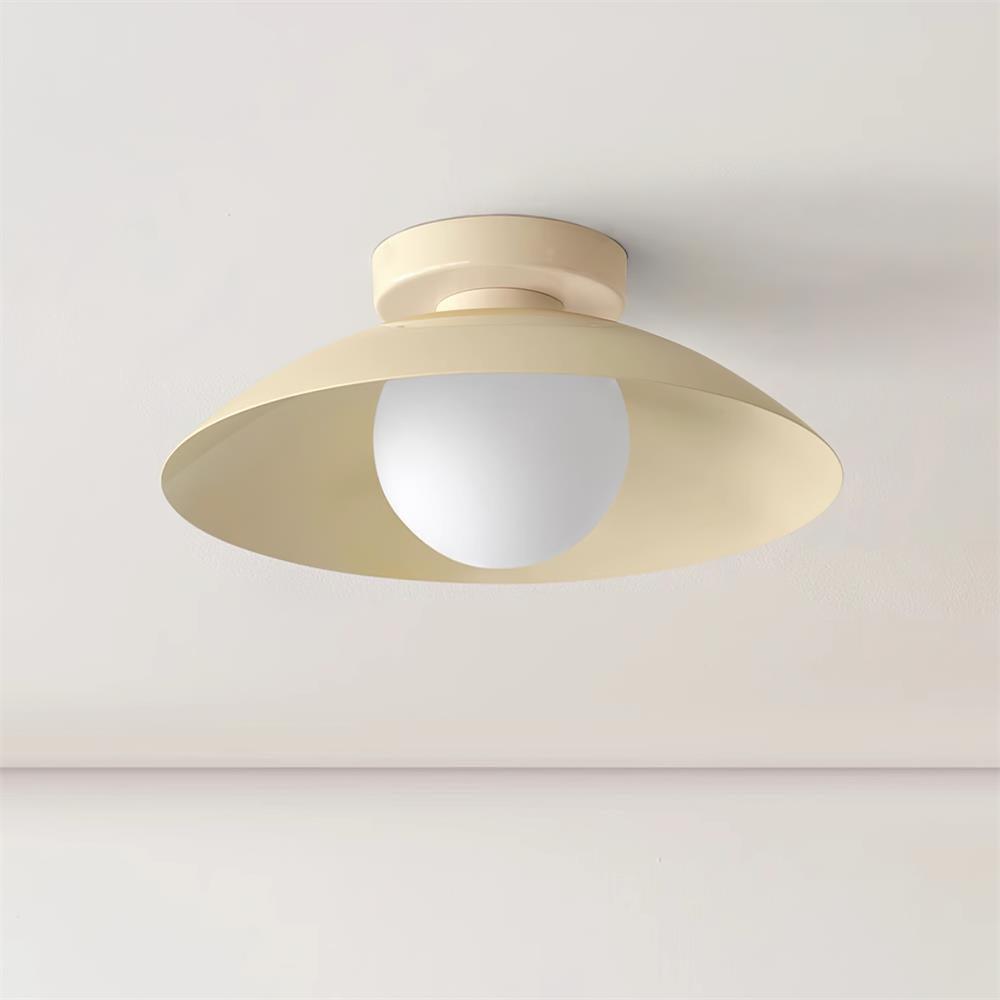 Xavier Minimalistische Deckenleuchte aus Metall und Glas-Letslighting