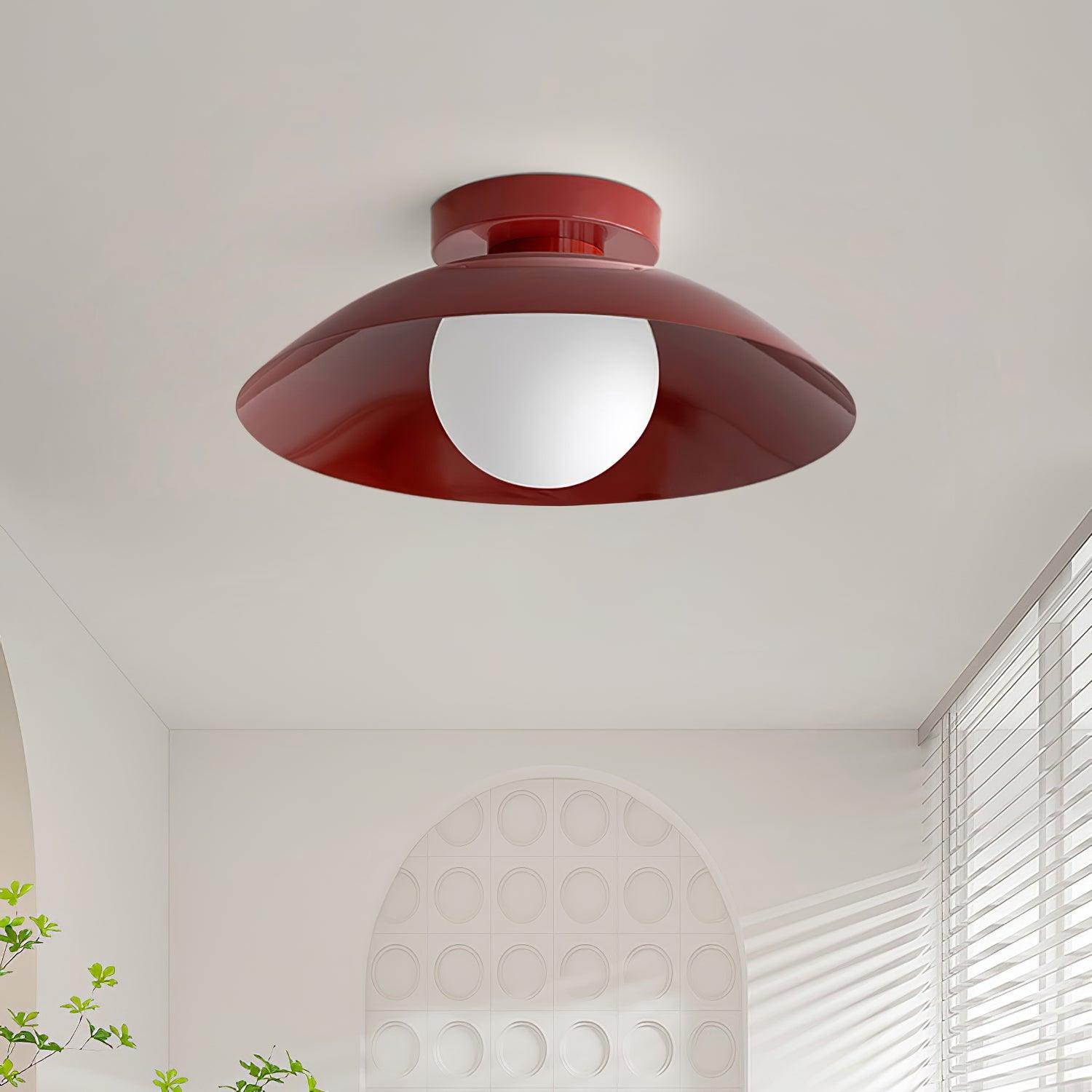 Xavier Minimalistische Deckenleuchte aus Metall und Glas-Letslighting