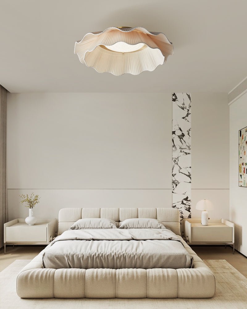 Arwen Fabric Wave Ceiling Lamp - Blowlighting