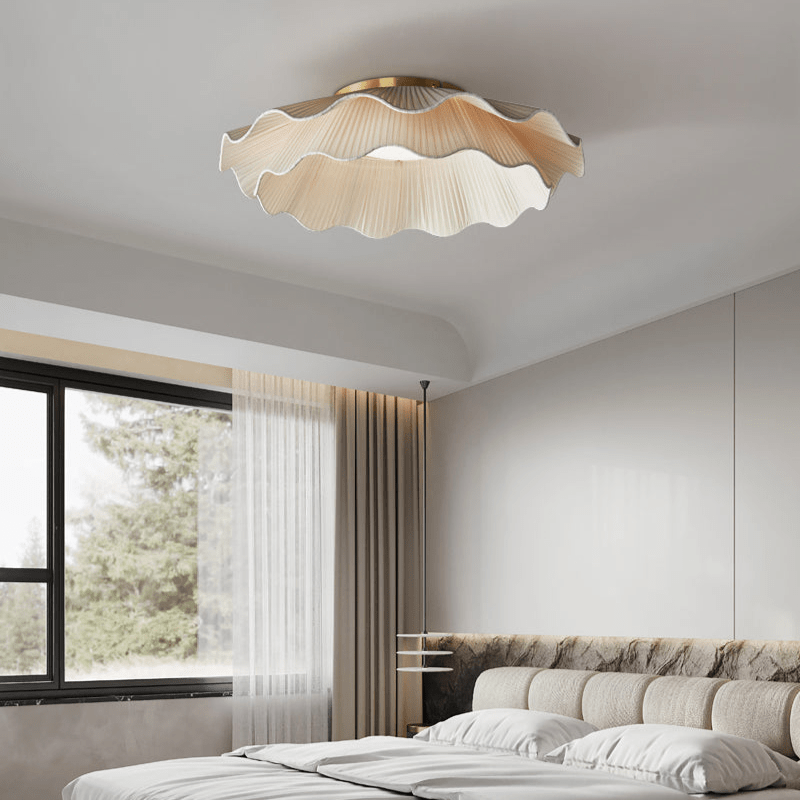 Arwen Fabric Wave Ceiling Lamp - Blowlighting
