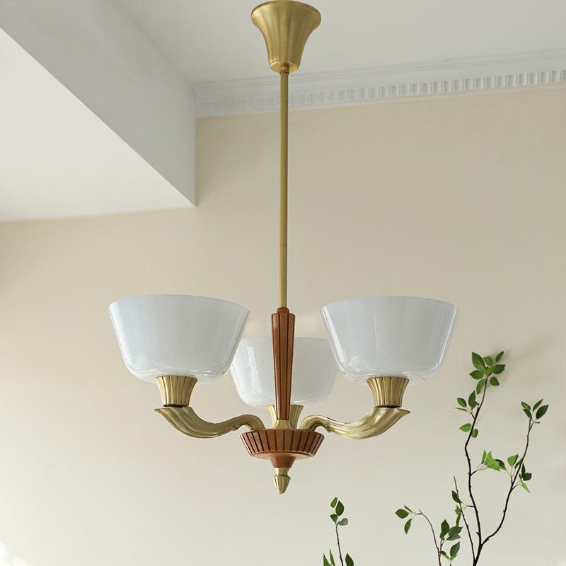 Lustra Kronleuchter Ausgestellt Schirm Vintage-Letslighting