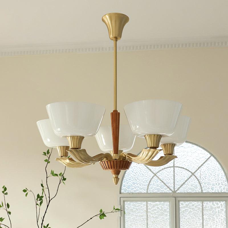Lustra Kronleuchter Ausgestellt Schirm Vintage-Letslighting