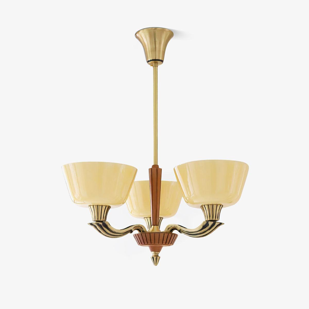 Lustra Kronleuchter Ausgestellt Schirm Vintage-Letslighting