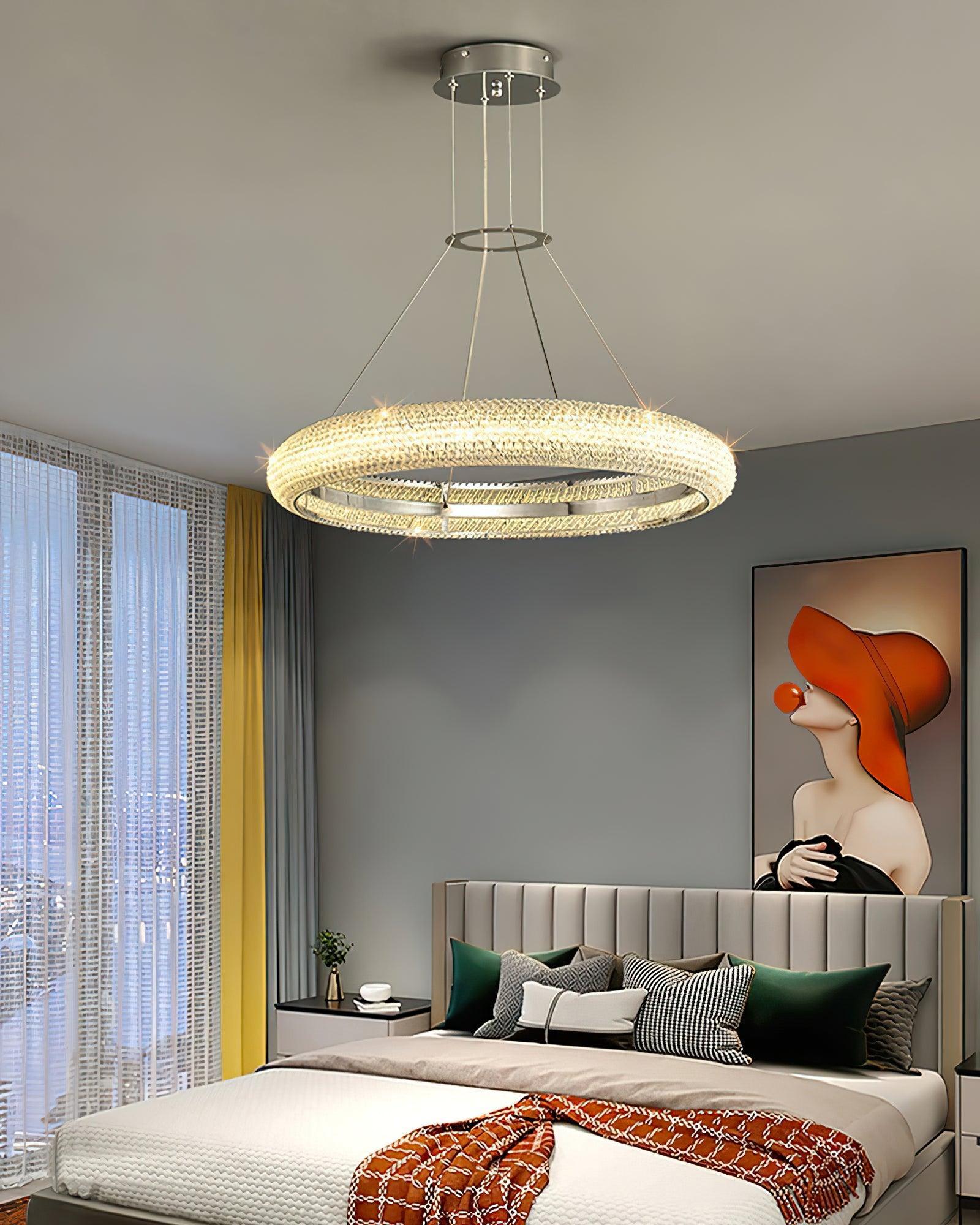Vazorora Modern Minimalistisch Ring Kristall Kronleuchter-Letslighting