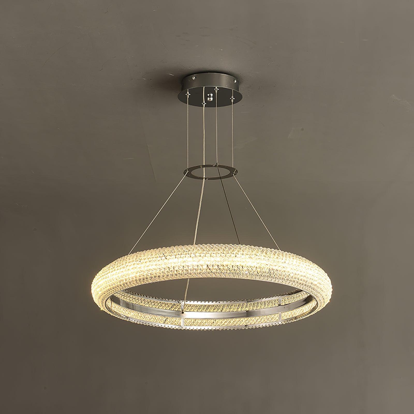 Vazorora Modern Minimalistisch Ring Kristall Kronleuchter-Letslighting