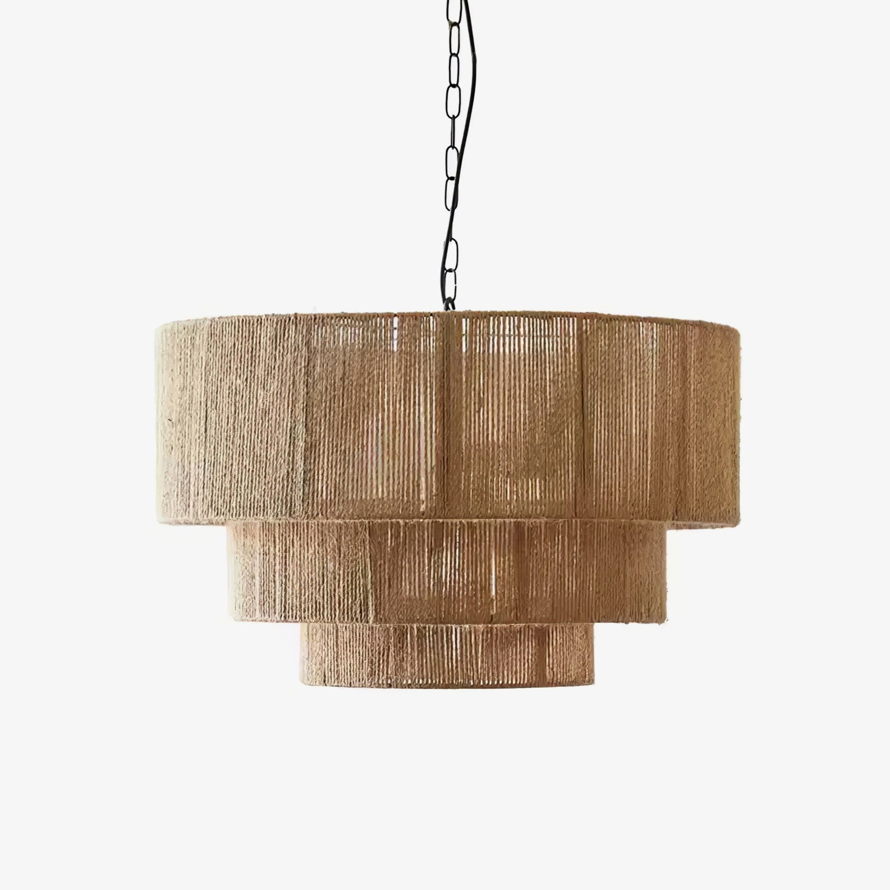 Cascade Rustikal Jute Pendelleuchte Leuchte-Letslighting