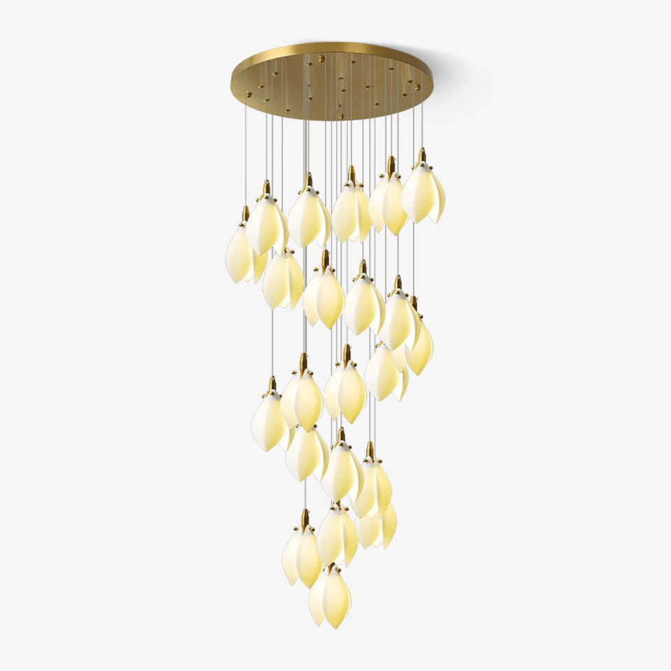 Caphayra Kronleuchter aus Keramik und Messing-Letslighting