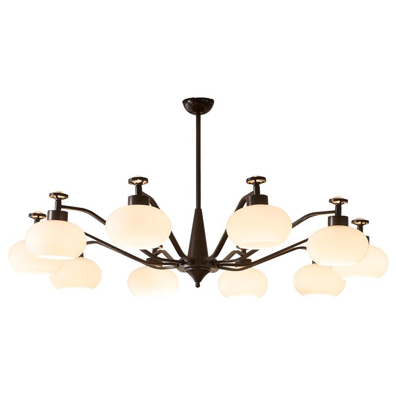 Althaen Eleganter Vintage-Glas-Kronleuchter-Letslighting