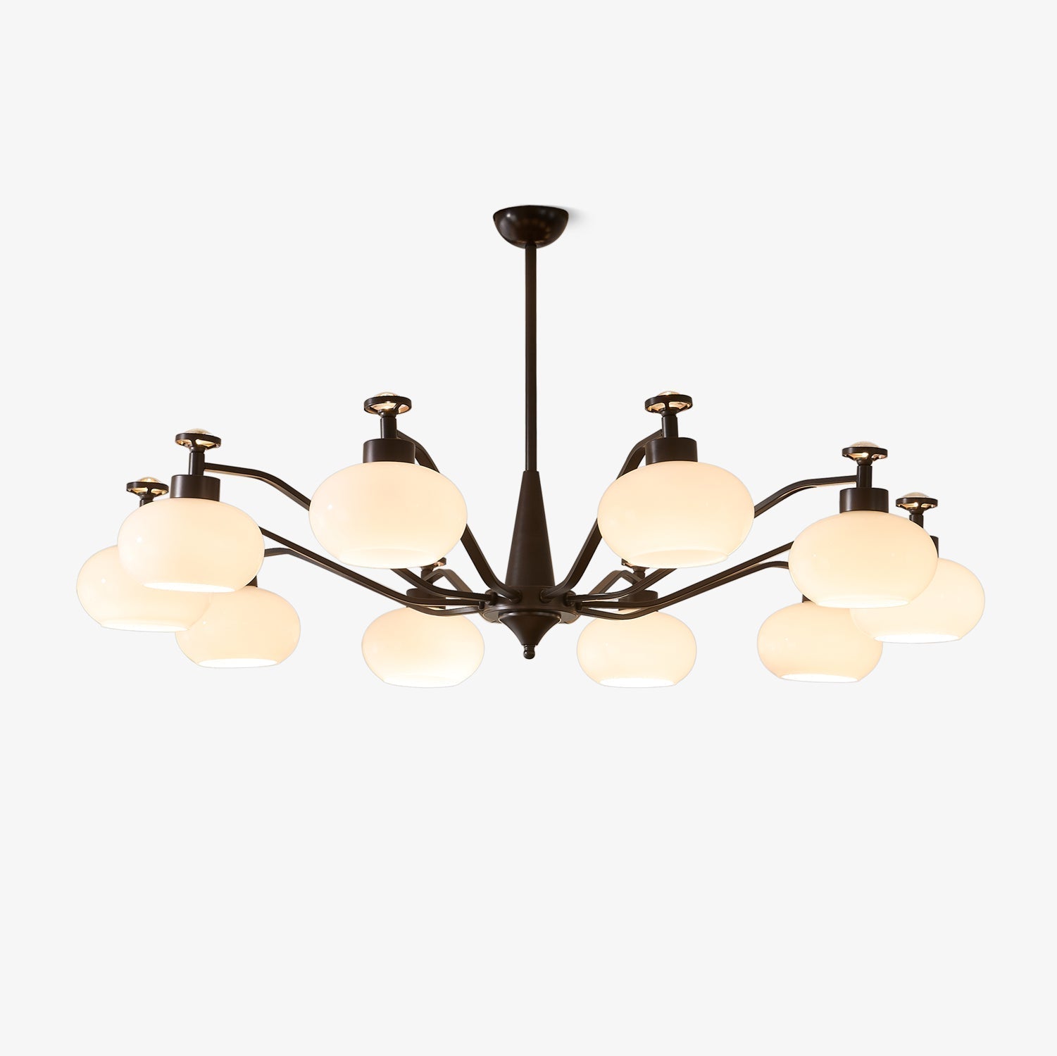 Althaen Eleganter Vintage-Glas-Kronleuchter-Letslighting