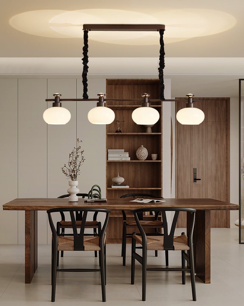 Althaen Eleganter Vintage-Glas-Kronleuchter-Letslighting