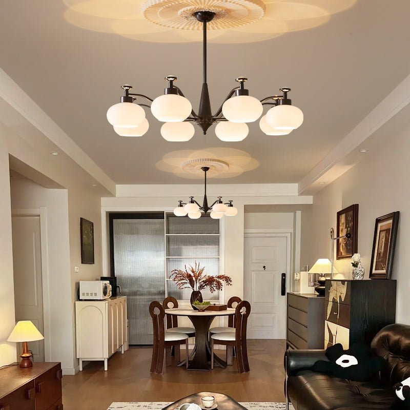 Althaen Eleganter Vintage-Glas-Kronleuchter-Letslighting