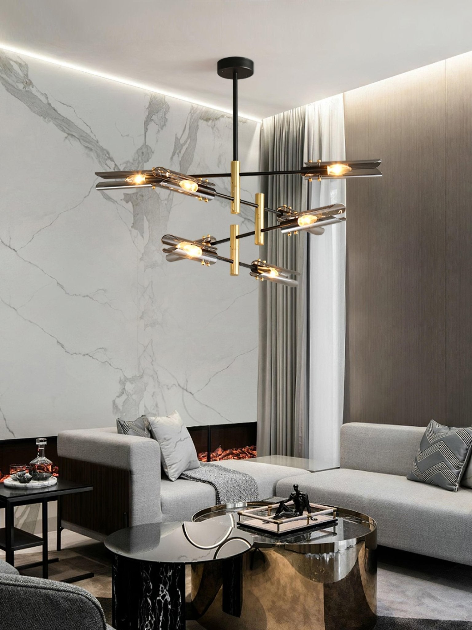 Lustra Kronleuchter Doppel 6-Licht Modern-Letslighting
