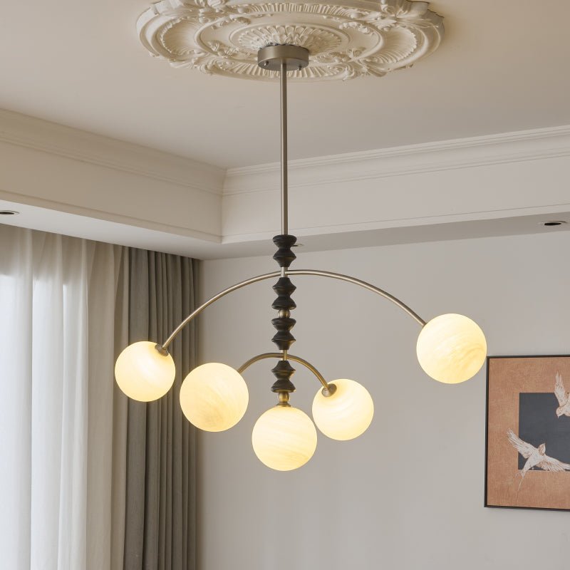 Cucarara Traditioneller Nordischer Bogen-Holzleuchter-Letslighting