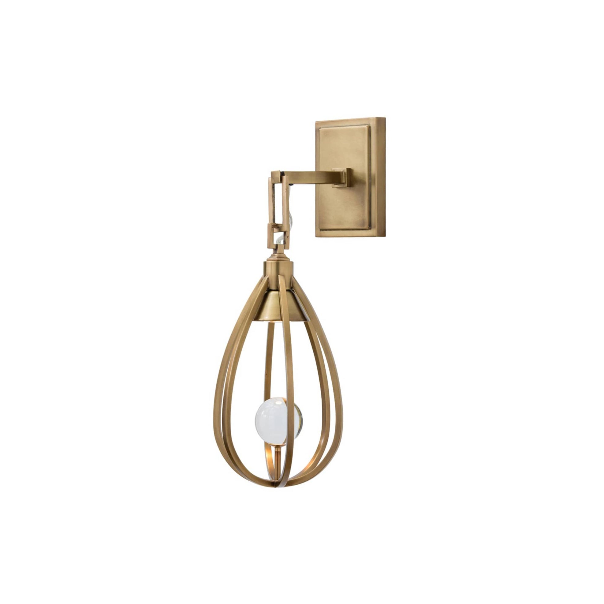Gloruvys Wandleuchte aus Messing und Kristall-Letslighting