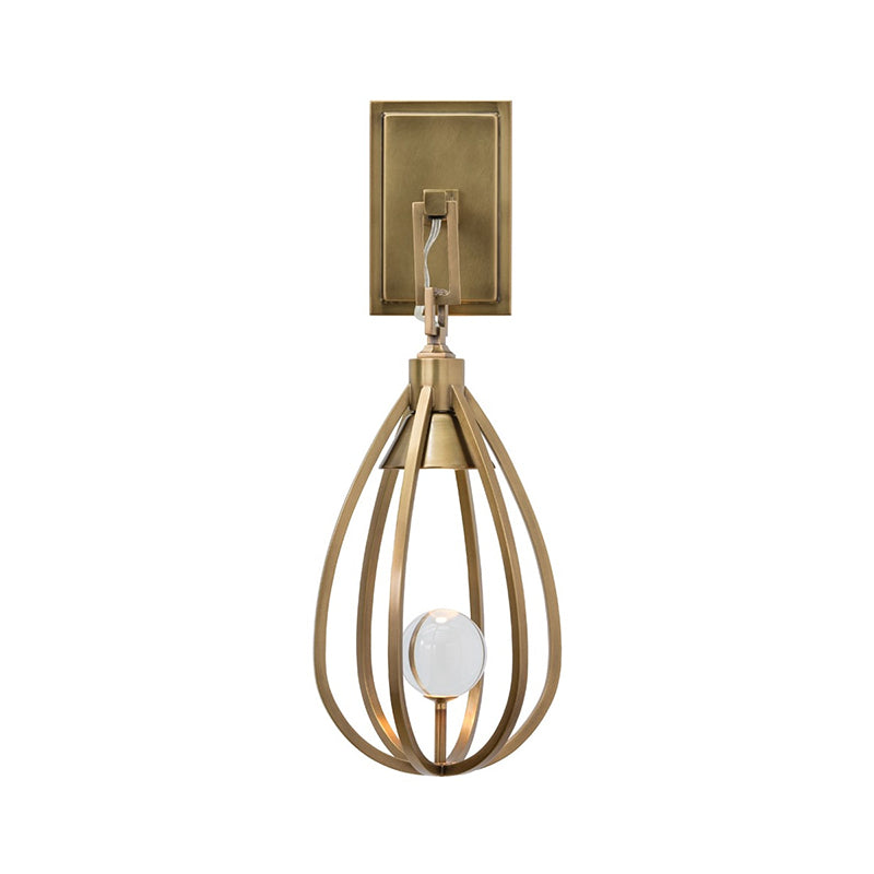 Gloruvys Wandleuchte aus Messing und Kristall-Letslighting