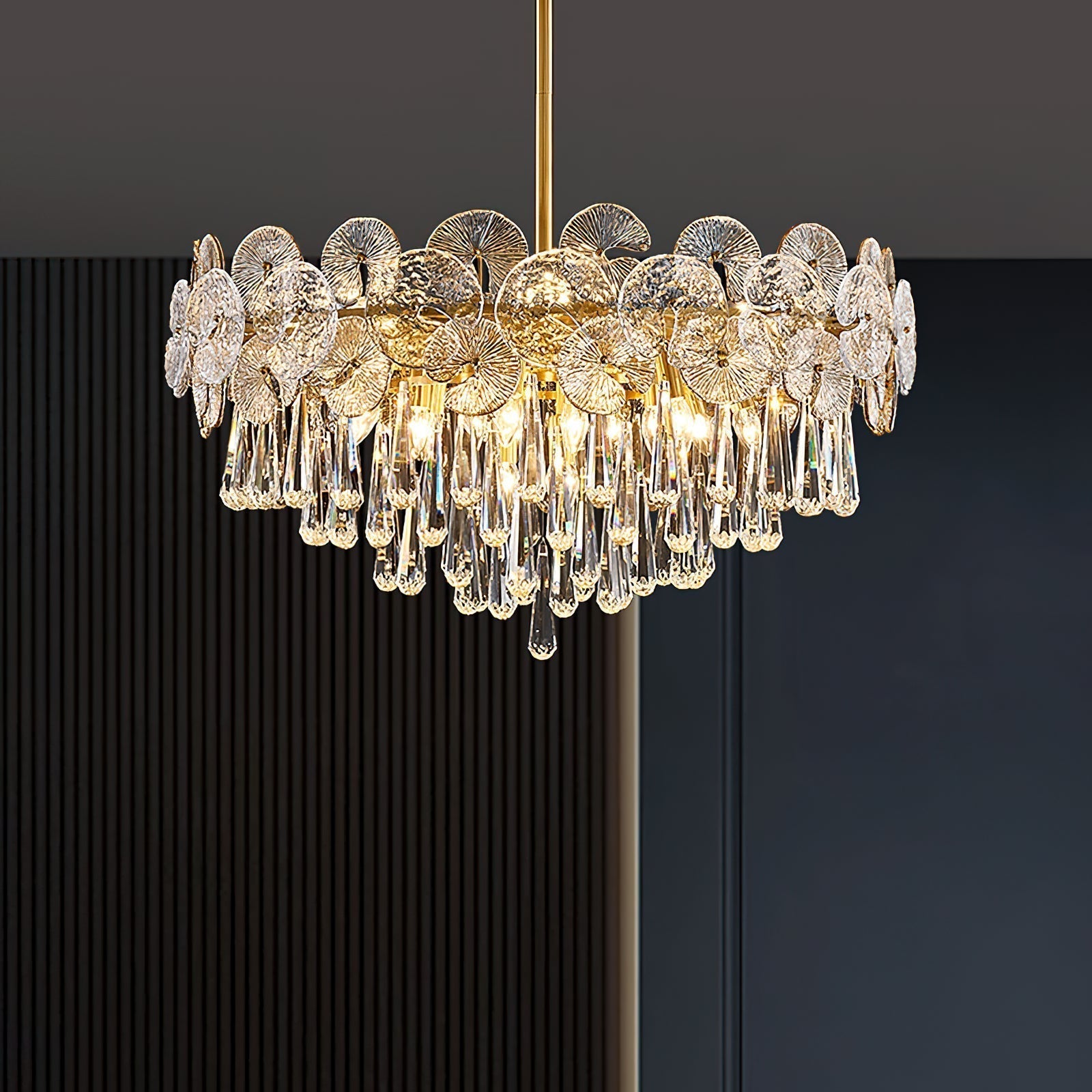 Caeluvyo Postmoderner Luxus Eleganz Kristall Kronleuchter-Letslighting