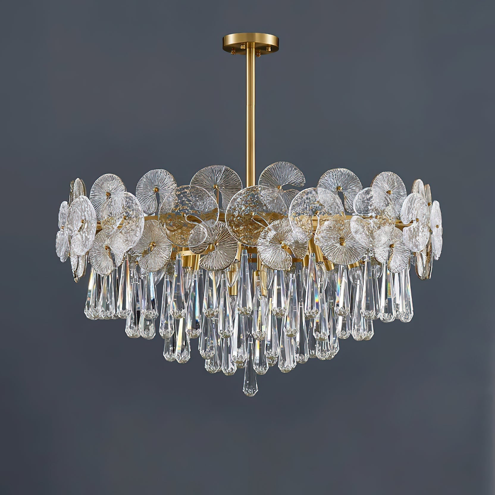 Caeluvyo Postmoderner Luxus Eleganz Kristall Kronleuchter-Letslighting