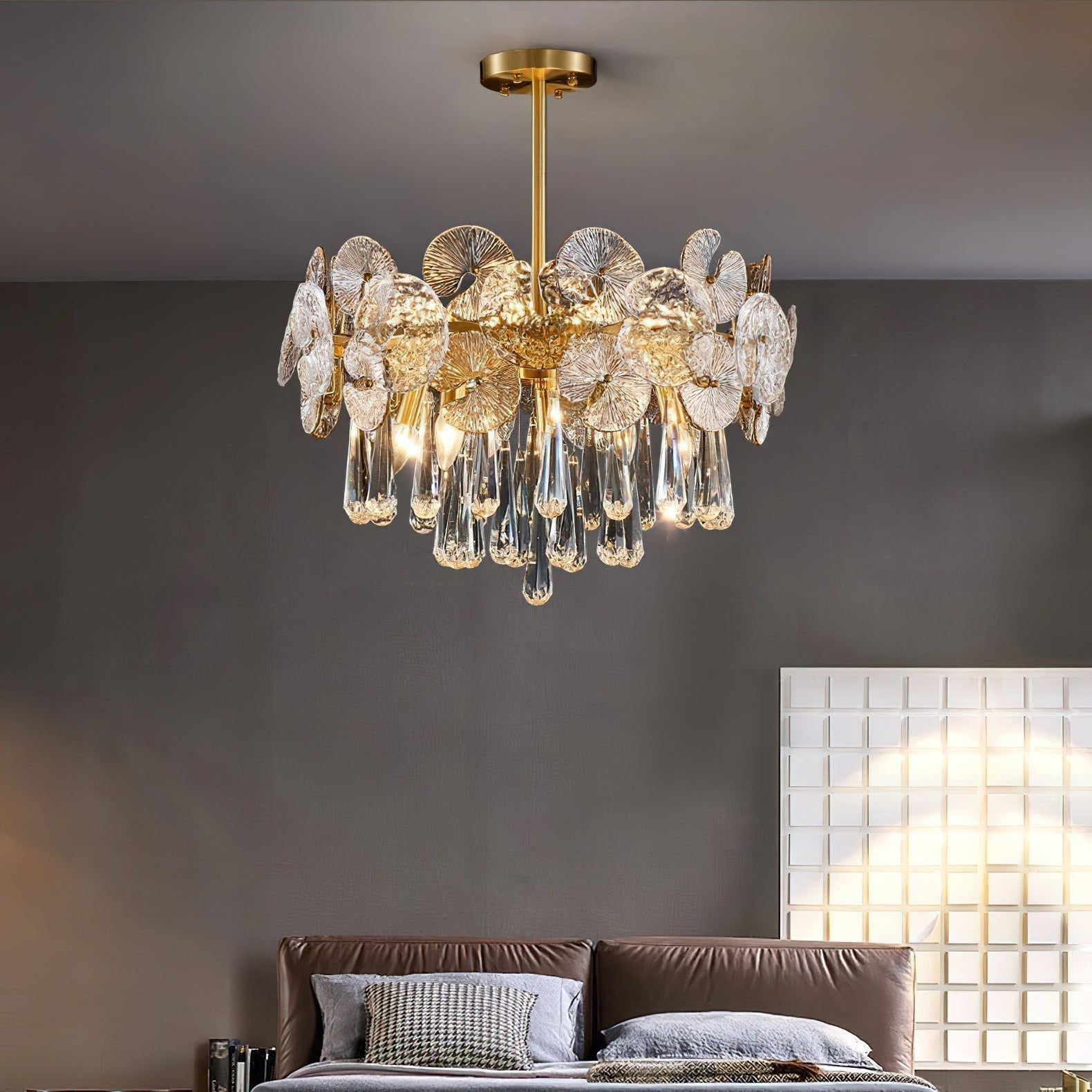 Caeluvyo Postmoderner Luxus Eleganz Kristall Kronleuchter-Letslighting