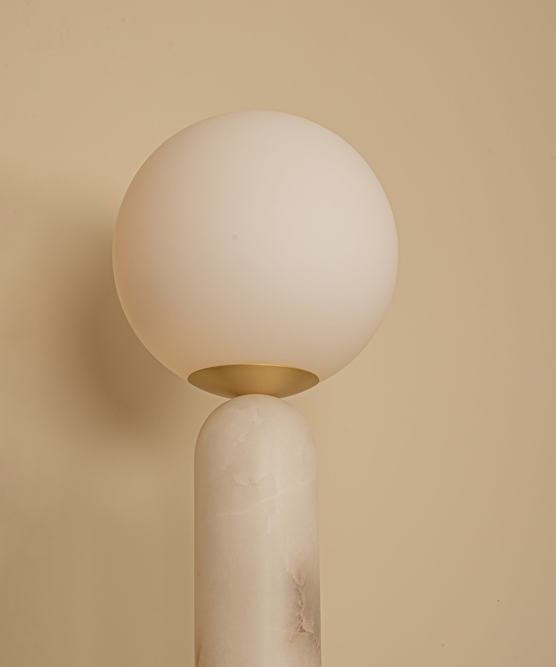 Atlas Modern Minimalistisch Alabaster Tischleuchte-Letslighting