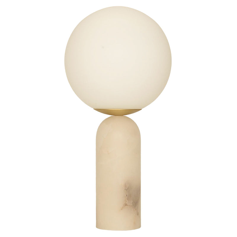 Atlas Modern Minimalistisch Alabaster Tischleuchte-Letslighting