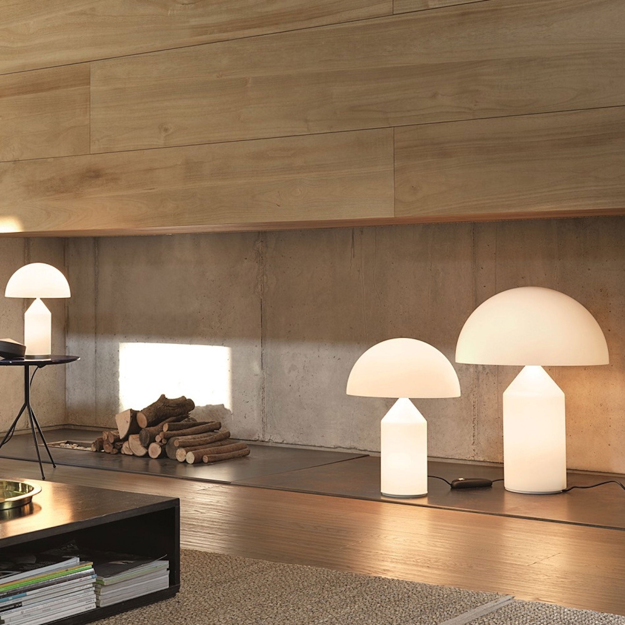 Atollo Modern Minimalistisch Alabaster Tischleuchte-Letslighting