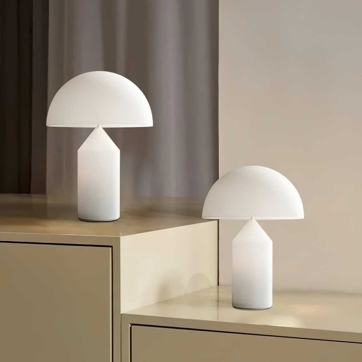Atollo Modern Minimalistisch Alabaster Tischleuchte-Letslighting