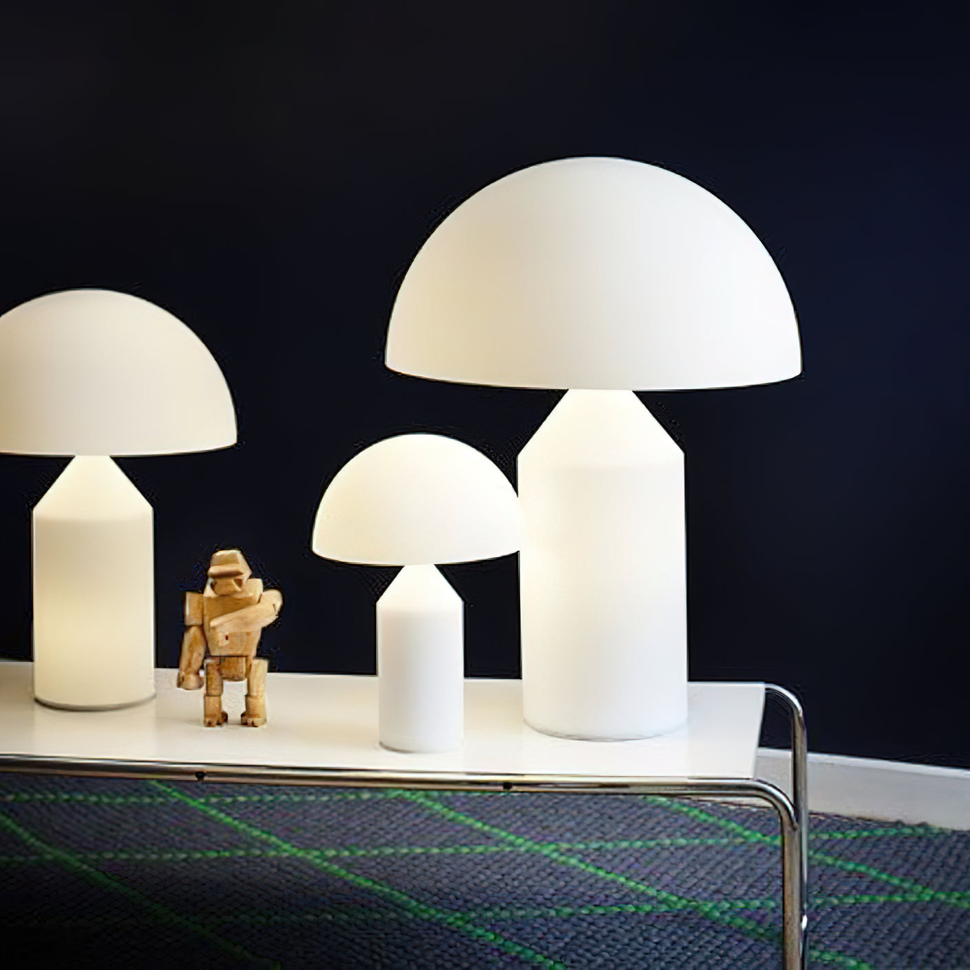 Atollo Modern Minimalistisch Alabaster Tischleuchte-Letslighting
