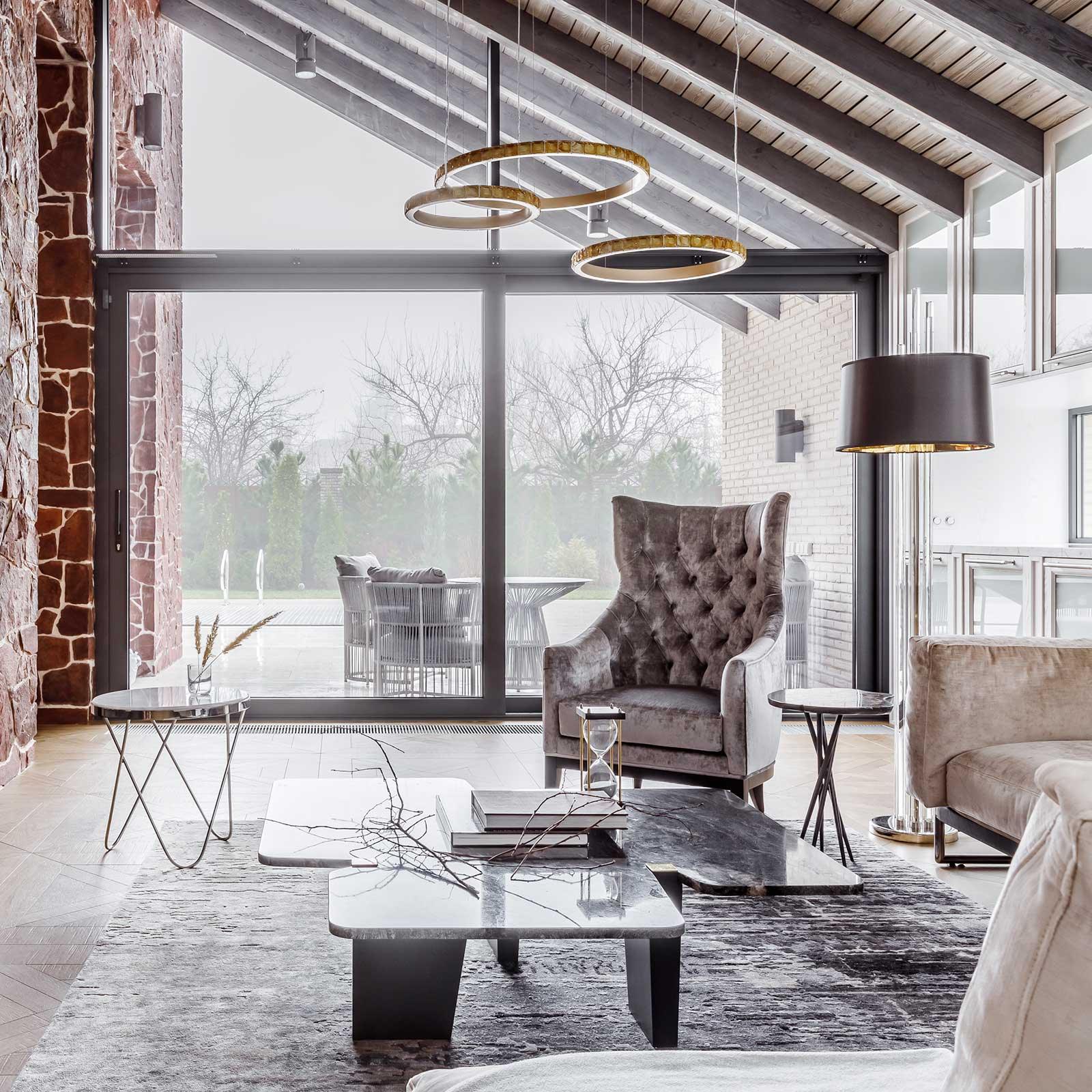 Avzorion Moderner minimalistischer Ring-Glas-Kronleuchter-Letslighting