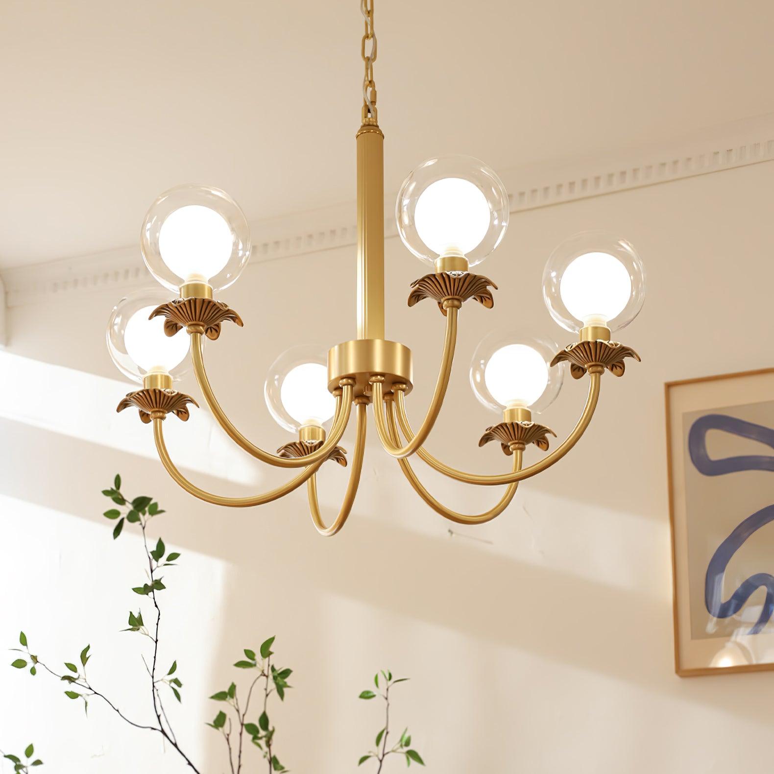 Crown Klassischer Glas-Kronleuchter-Letslighting