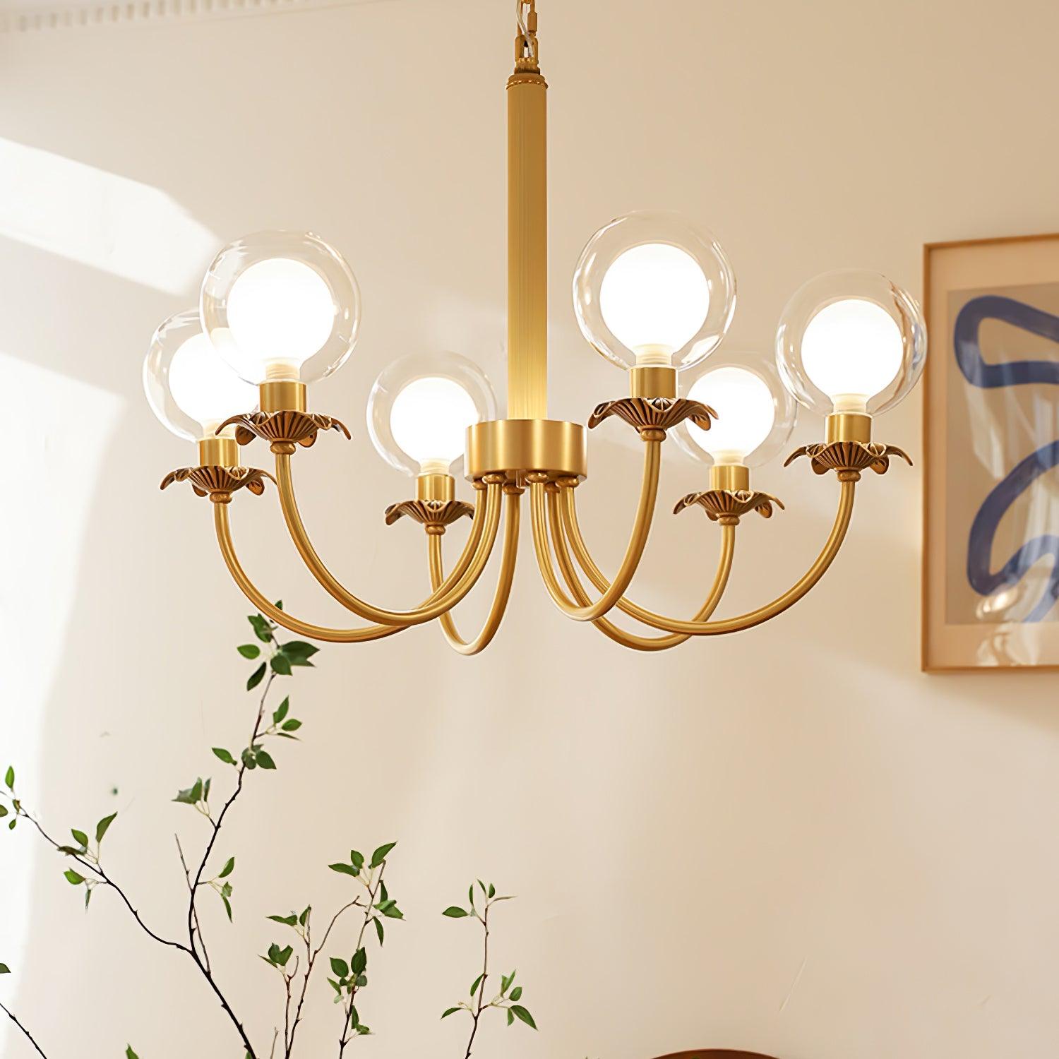 Crown Klassischer Glas-Kronleuchter-Letslighting