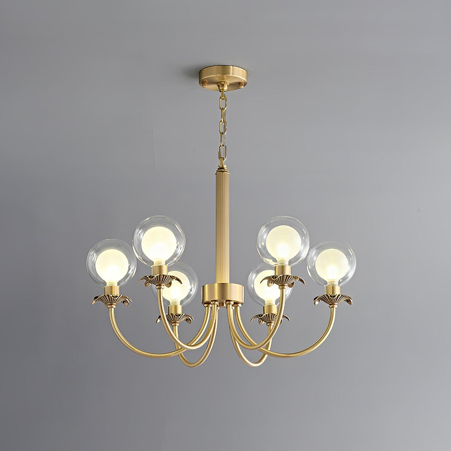 Crown Klassischer Glas-Kronleuchter-Letslighting