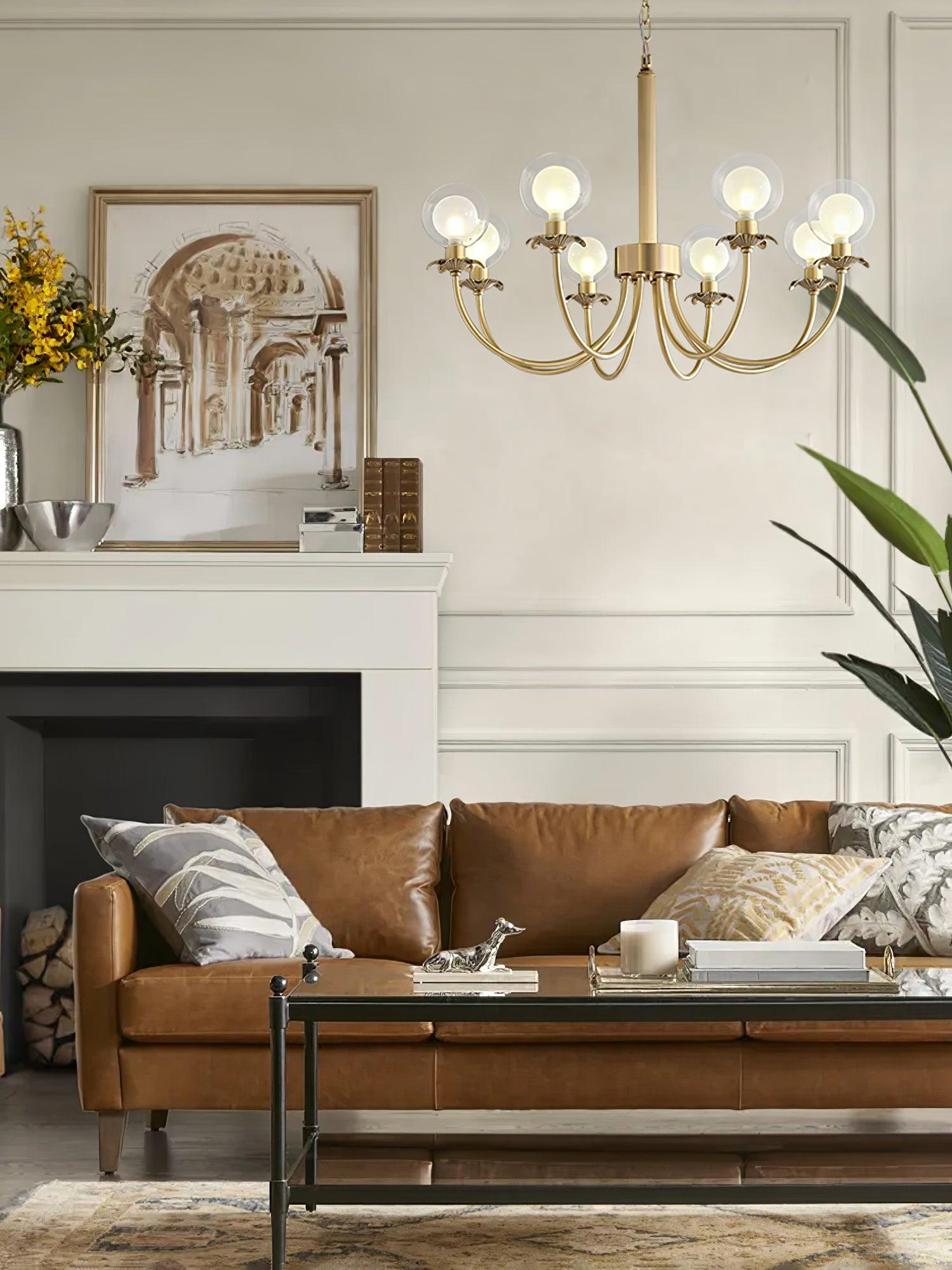 Crown Klassischer Glas-Kronleuchter-Letslighting